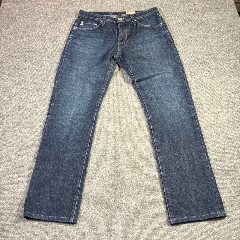 AG Everett Slim Straight Jeans Mens 31x33 Blue Denim 360 Stretch